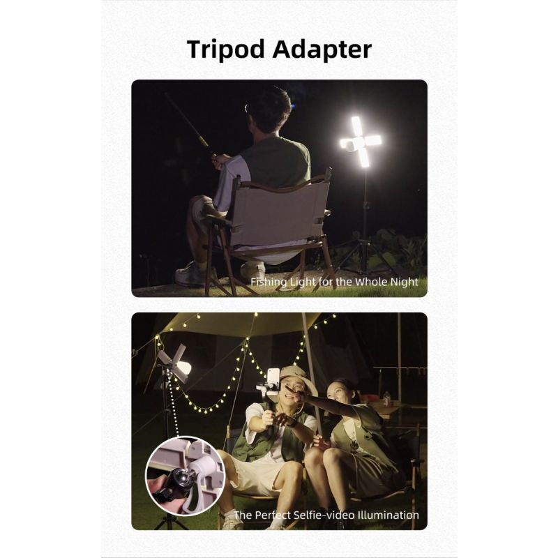 Klarus CL2 750 Lumen Vrij Vouwbaar Oogverzorgend Campinglamp 7 Lichtmodi Verstelbare Hoek voor Binnen Buiten