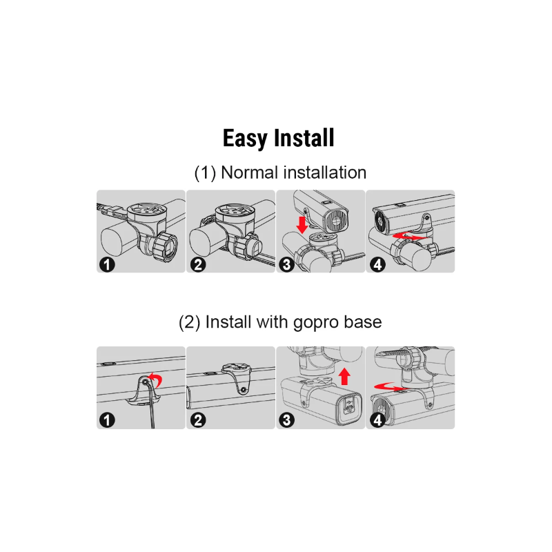 TOWILD CL600 fietslamp USB oplaadbaar hoge lumen helderheid waterdichte voorlamp met 2000mAh batterij
