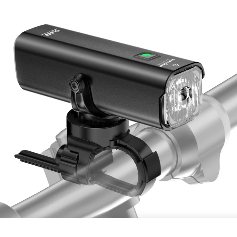 TOWILD CL600 fietslamp USB oplaadbaar hoge lumen helderheid waterdichte voorlamp met 2000mAh batterij