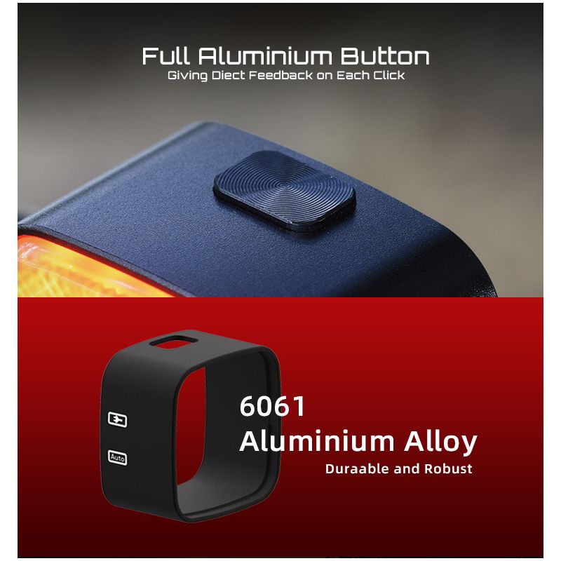 Enfitnix Cubelite III Slim Achterlicht 30 Lumen Fietsveiligheid USB Oplaadbaar LED Nachtwaarschuwingslicht