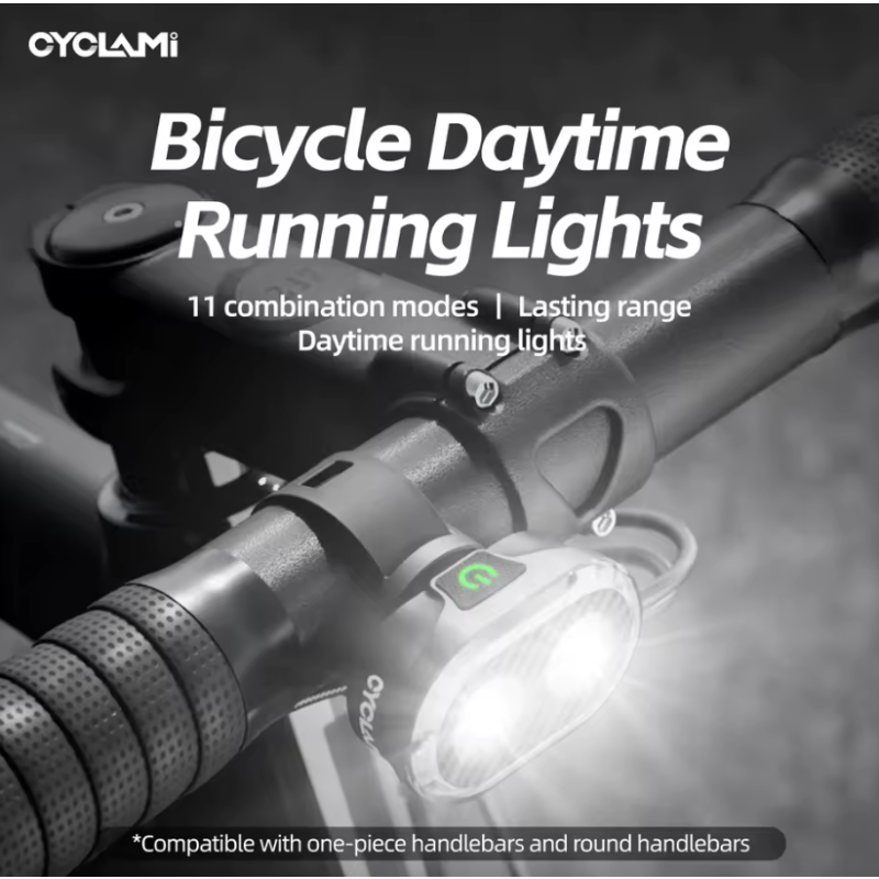 CYCLAMI CY200 Slimme Remsensor Achterlicht Duurzaam Waterdicht LED Fietsveiligheidslicht Voor Veilig Fietsen