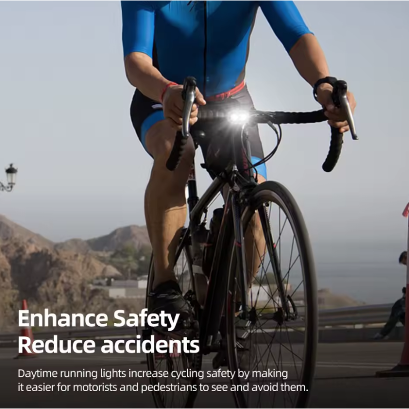 CYCLAMI CY200 Slimme Remsensor Achterlicht Duurzaam Waterdicht LED Fietsveiligheidslicht Voor Veilig Fietsen