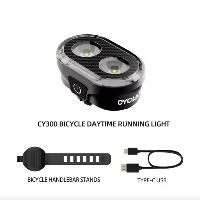 CYCLAMI CY200 Slimme Remsensor Achterlicht Duurzaam Waterdicht LED Fietsveiligheidslicht Voor Veilig Fietsen