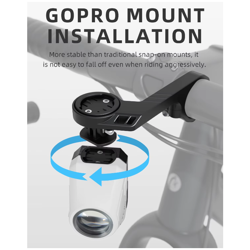 Hangende Afgesneden Kabel Fiets Koplampen 1600LM met Intelligente Afstandsbediening en Hoge Helderheid