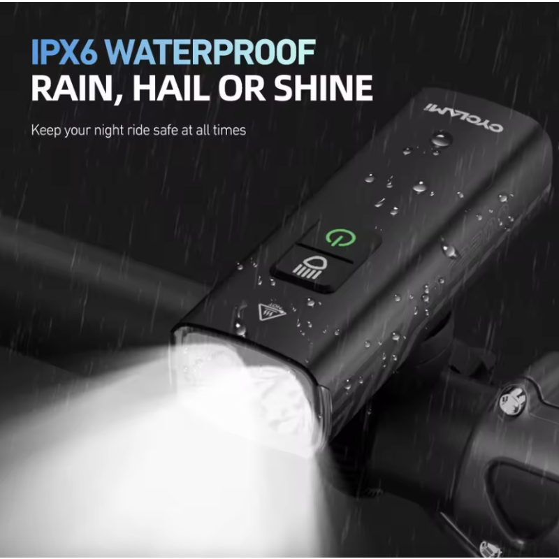 CYCLAMI BR2000 BR1200 Fietslamp | 2000 Lumen Type-C Opladen | Helder & Veilig voor MTB Racefiets