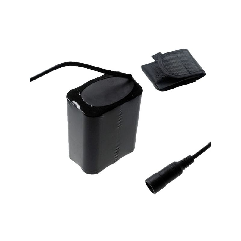 UltraFire 5521 DC-interface fietskoplamp batterij 8.4V 13200mAh waterbestendig 6x18650 krachtige fietsbatterij