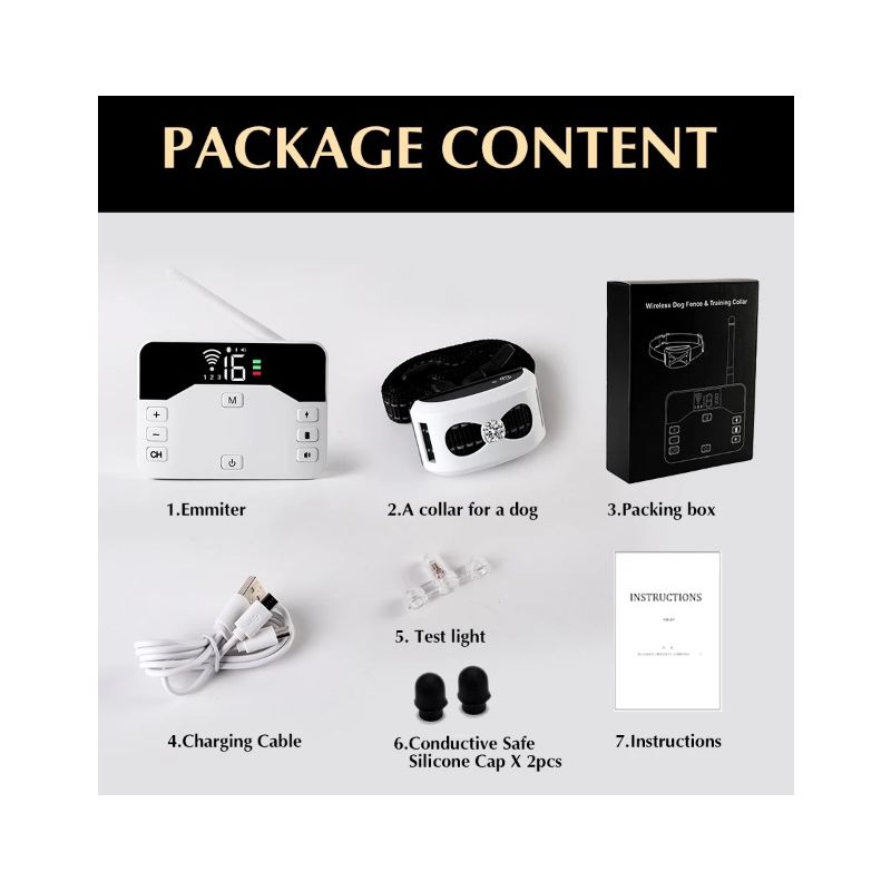 Draadloos Elektronisch Hondenheksysteem Afstandsbediening Trainingshalsband Innovatieve Huisdierproducten
