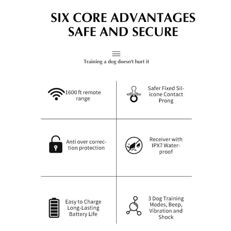 Draadloos Elektronisch Hondenheksysteem Afstandsbediening Trainingshalsband Innovatieve Huisdierproducten