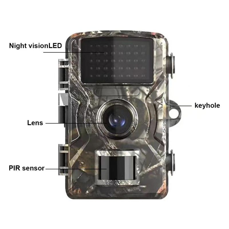 Jacht Trail Camera 940nm Infrarood Nachtzicht Bewegingsgeactiveerde Trigger Hoge Resolutie Wildlife Fotografie