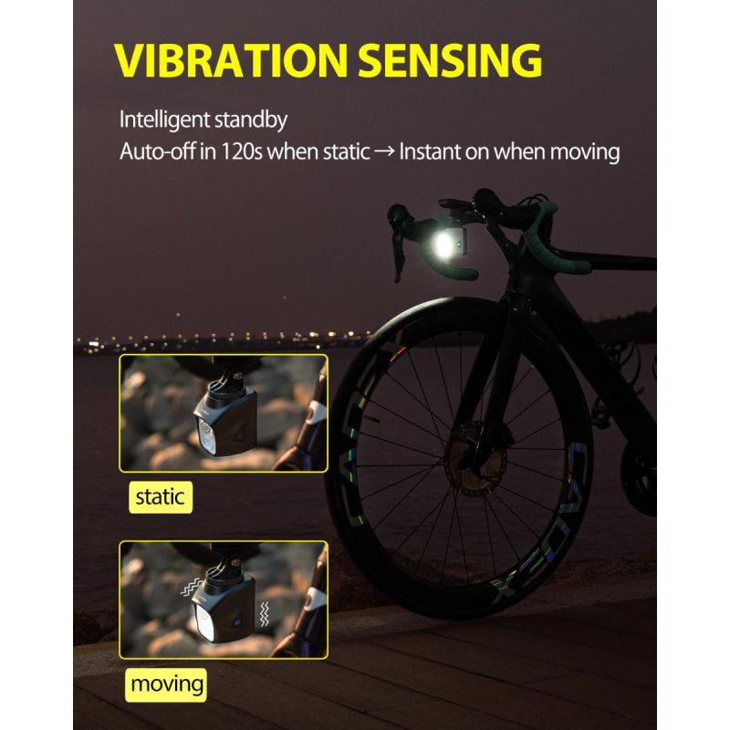 TOWILD DLite 1700 DL1700 - Krachtige USB Oplaadbare Fietslamp | 1700 Lumen | Waterdicht | Veilig Fietsen