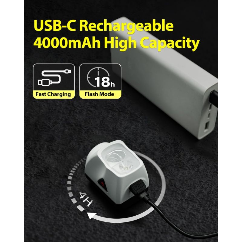 TOWILD DLite 1700 DL1700 - Krachtige USB Oplaadbare Fietslamp | 1700 Lumen | Waterdicht | Veilig Fietsen