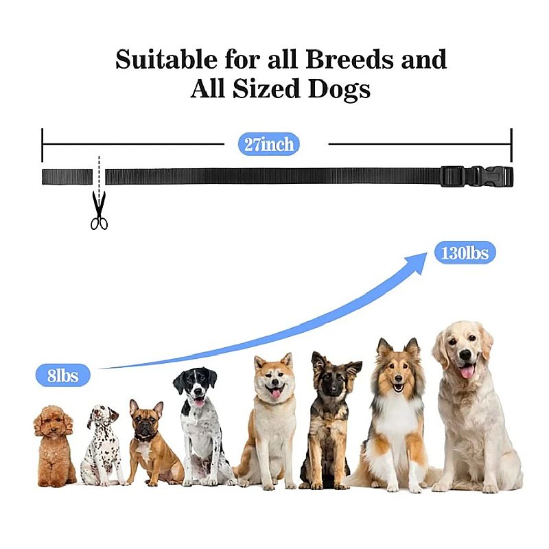 1000m elektrische hondentrainingshalsband met afstandsbediening oplaadbare halsband voor positieve versterking