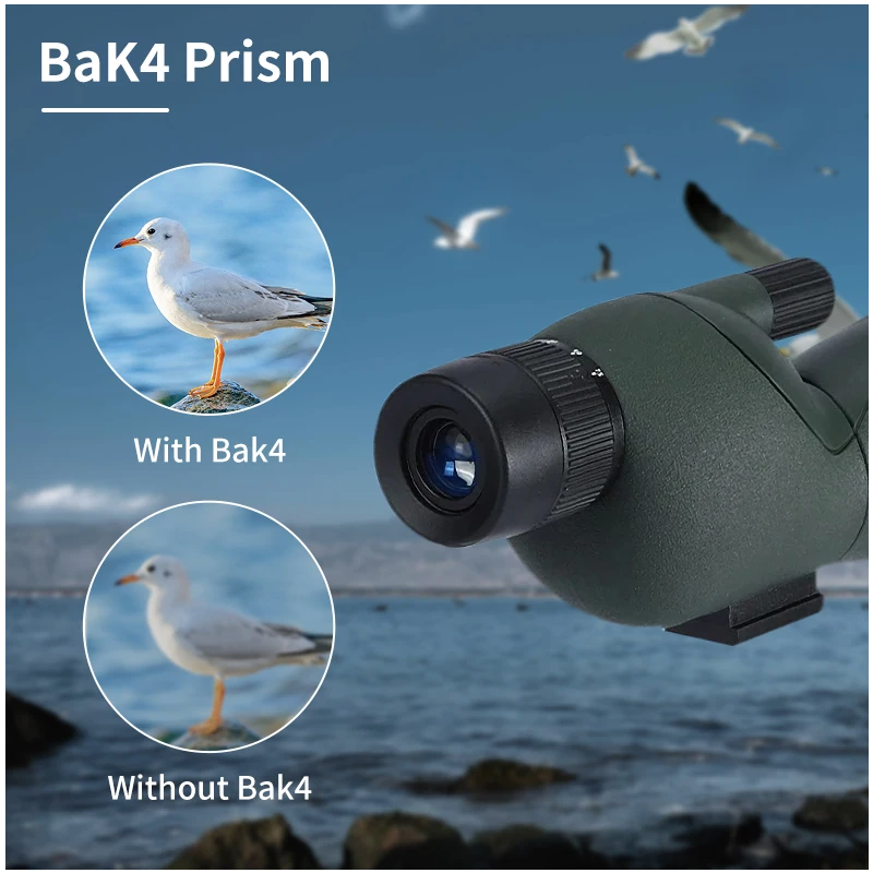 25-75x60 Zoom Spotting Scope Ed Lens BAK4 Monoculair Telescoop Vogelkijken Outdoor incl. Telefoon Adapter