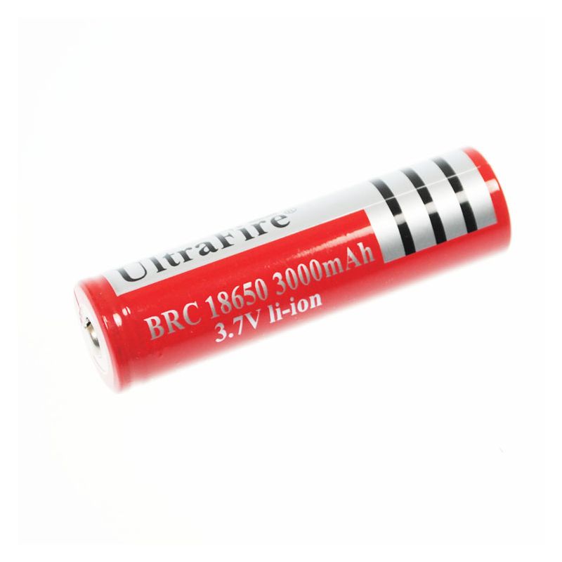 UltraFire BRC 3000mAh 3.7V Li-ion oplaadbare batterij hoge capaciteit voor zaklampen en draagbare apparaten