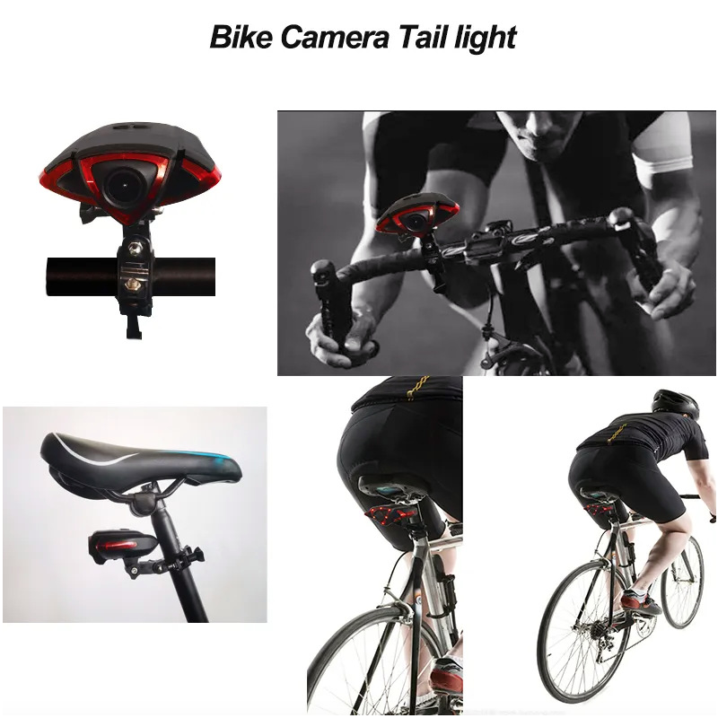 Fietsachterlichtrecorder 1080P-camera innovatief fietsproduct slimme draadloze afstandsbediening veiligheid