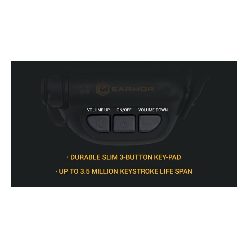 EARMOR M32 MOD1 tactische headset schietoorbeschermers met geavanceerde geluidsreductietechnologie voor militaire oefeningen