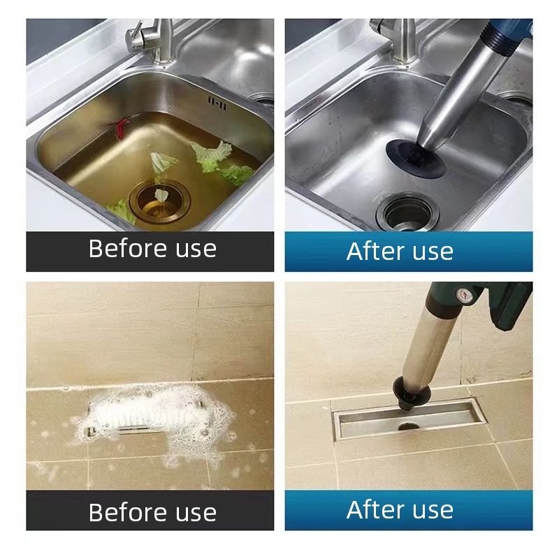 Elektrisch Rioolbaggergereedschap | Roestvrij Staal | Verstoppingverwijderaar | Innovatieve Sanitair Gereedschappen