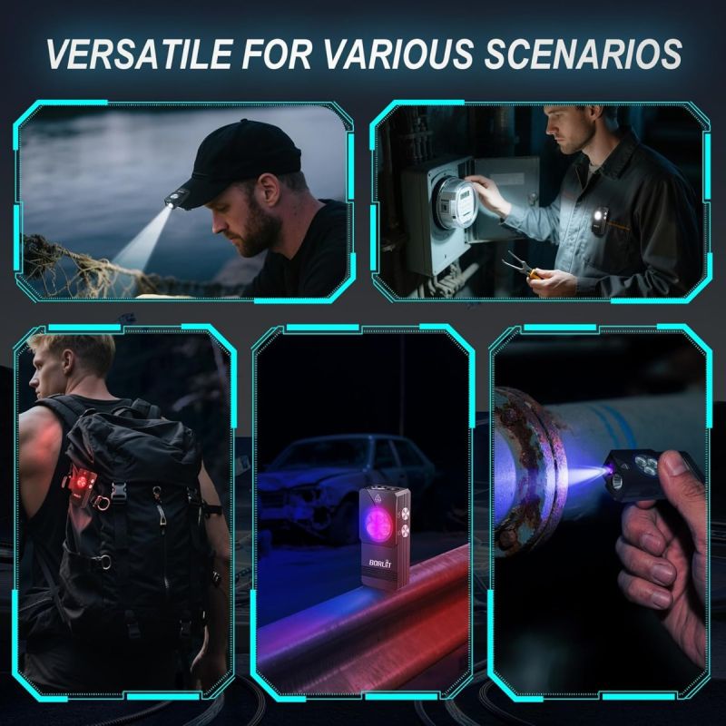 EV30 Mini EDC Zaklamp 550lm met 365nm UV Licht | USB-C Oplaadbaar | Compact & Draagbaar