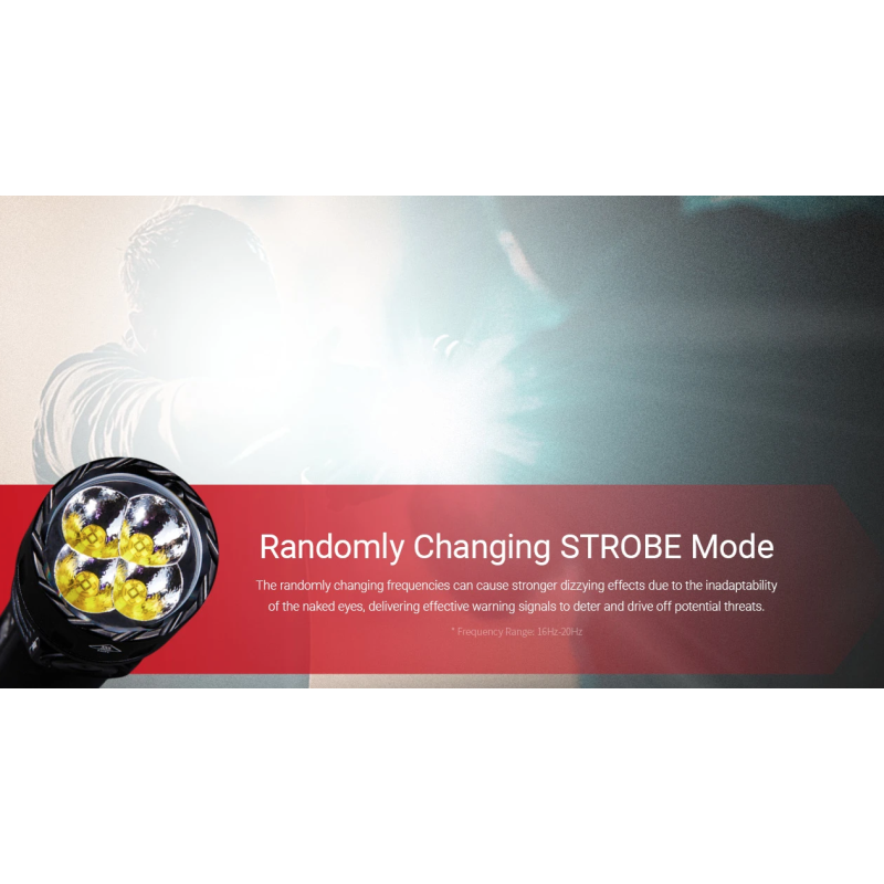 Dé Nitecore EX7 Krachtige Outdoor Zaklamp - 6000 Lumen, USB-C Oplaadbaar voor Zoek- & Redding