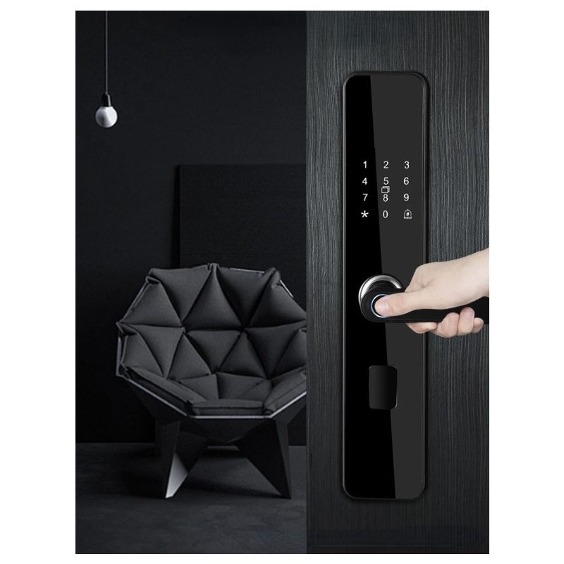 Elektronisch Slim Deurslot Biometrische Vingerafdruk Toegang Zonder Sleutel Duurzaam en Stijlvol Ontwerp