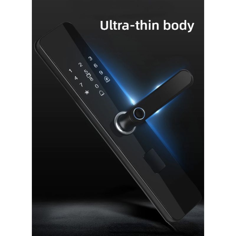 Elektronisch Slim Deurslot Biometrische Vingerafdruk Toegang Zonder Sleutel Duurzaam en Stijlvol Ontwerp