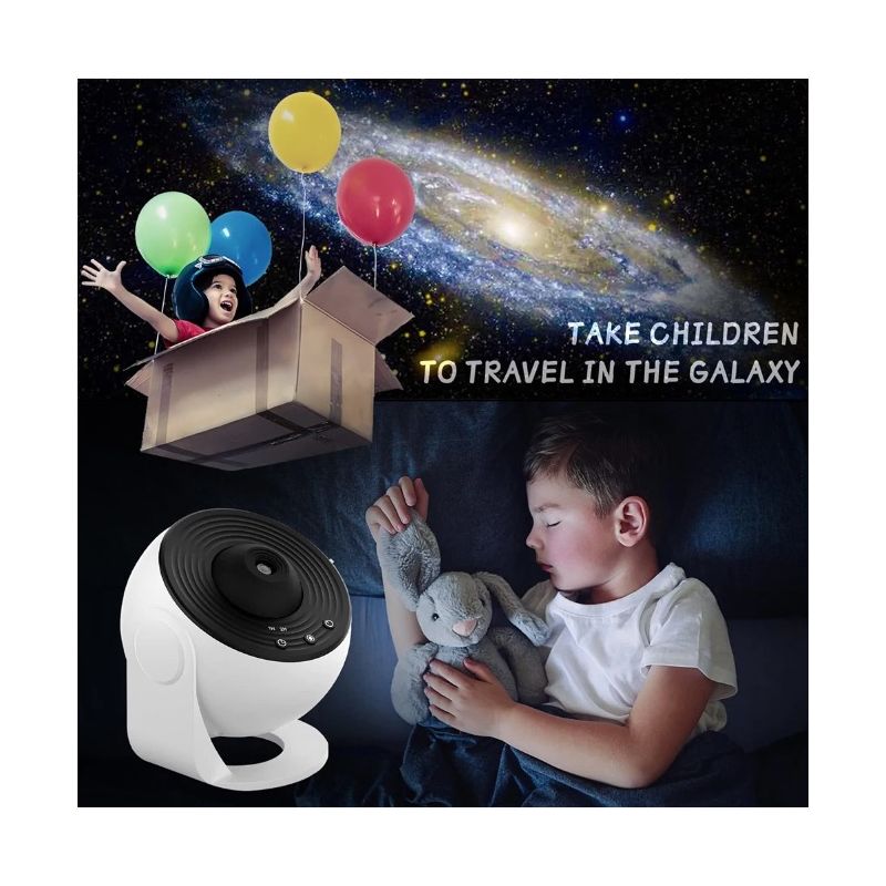 Nachtlampje Galaxy Projector 360° Draaibare Sterrenhemelprojector Educatief Speelgoed voor Kinderen en Volwassenen