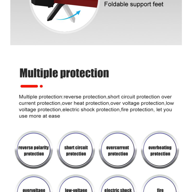 FOXSUR 20A Draagbare Auto Acculader 12V/24V voor Motorfiets Vrachtwagen AGM LiFePO4 Loodzuur Betrouwbare Prestaties