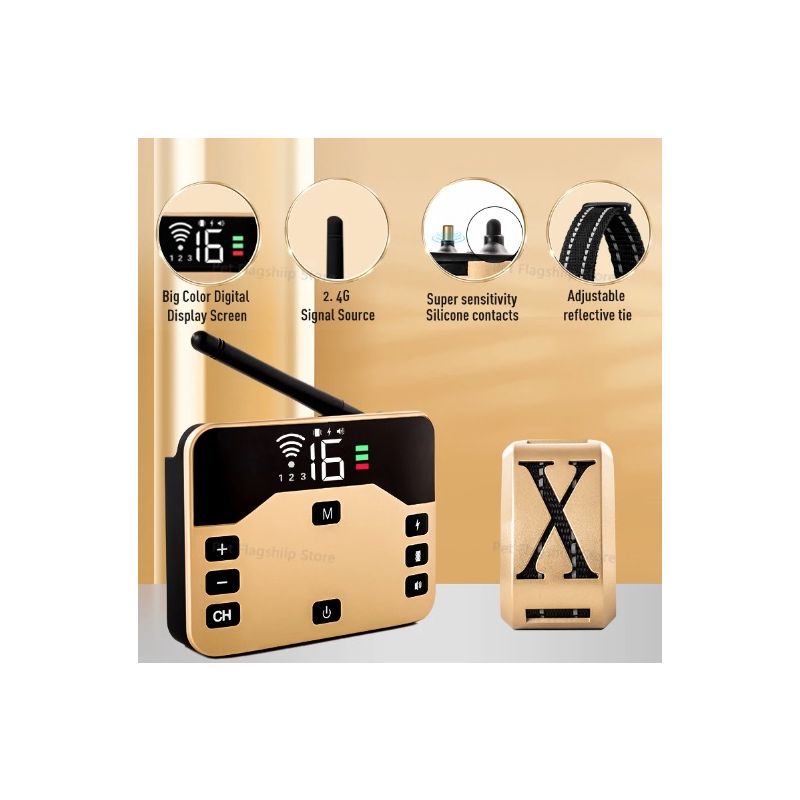 Ontdek de Draadloze Elektronische Omheining en Schokhalsband 2-in-1 voor Dierveiligheid en Comfortabele hondentraining