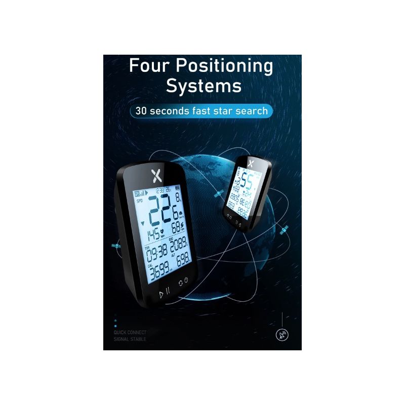 XOSS G+ G2 Fietscomputer Draadloze GPS-generatie met Hartslagsensor en STRAVA Synchronisatie Lange Batterijduur