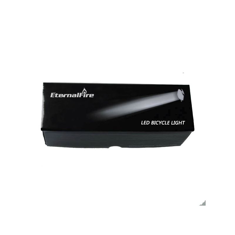 9T6 LED Fietsverlichting 10800 Lumen Waterdicht IP65 Met Drievoudige Modi Oplaadbaar Batterij Inbegrepen Zwart