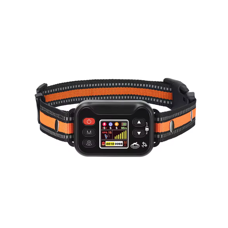 Draadloze GPS Hondenhek Blafband – Oplaadbaar & Waterdicht, voor Honden 15-120 lbs