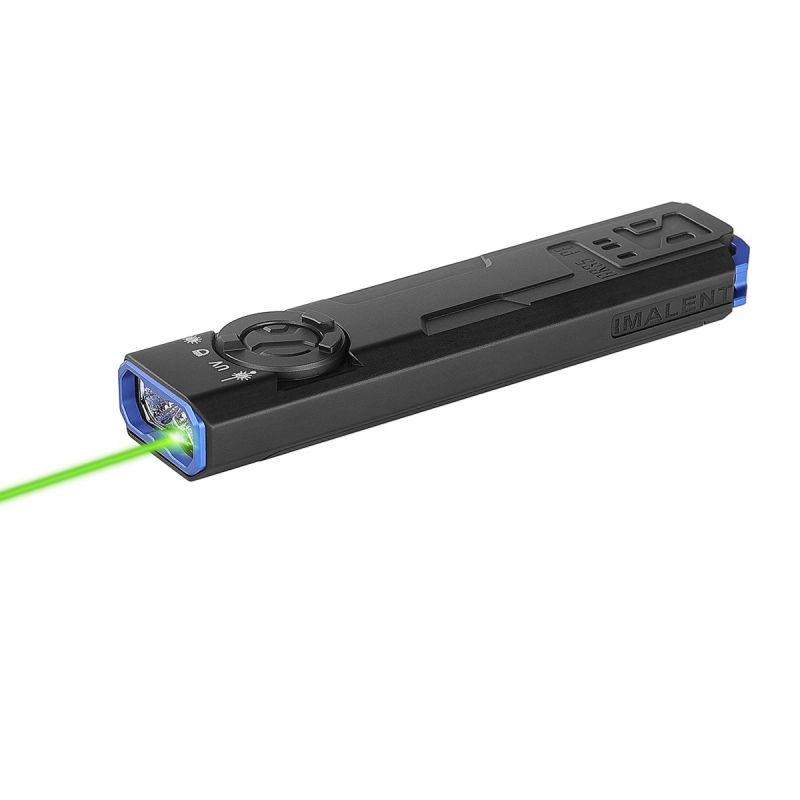 IMALENT GR35 2800 Lumen Multifunctionele EDC Zaklamp Groen: Compact, Krachtig, UV Licht, Rode Laser