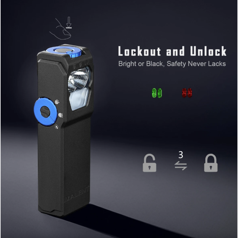 IMALENT GR36 EDC Zaklamp | 2800 Lumen | Type-C, UV, Magnetisch, Clip-on & Super Helder