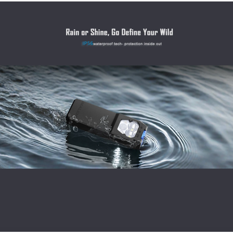 IMALENT GR36 EDC Zaklamp | 2800 Lumen | Type-C, UV, Magnetisch, Clip-on & Super Helder