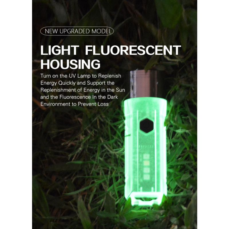 GT13 TIKI Mini Sleutelhangerlicht USB-oplaadbaar 1000 Lumen Compact voor Avonturen en Buitenactiviteiten