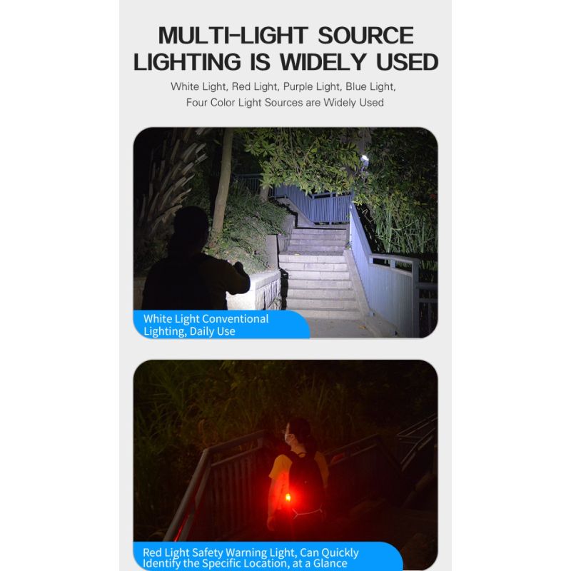 GT13 TIKI Mini Sleutelhangerlicht USB-oplaadbaar 1000 Lumen Compact voor Avonturen en Buitenactiviteiten