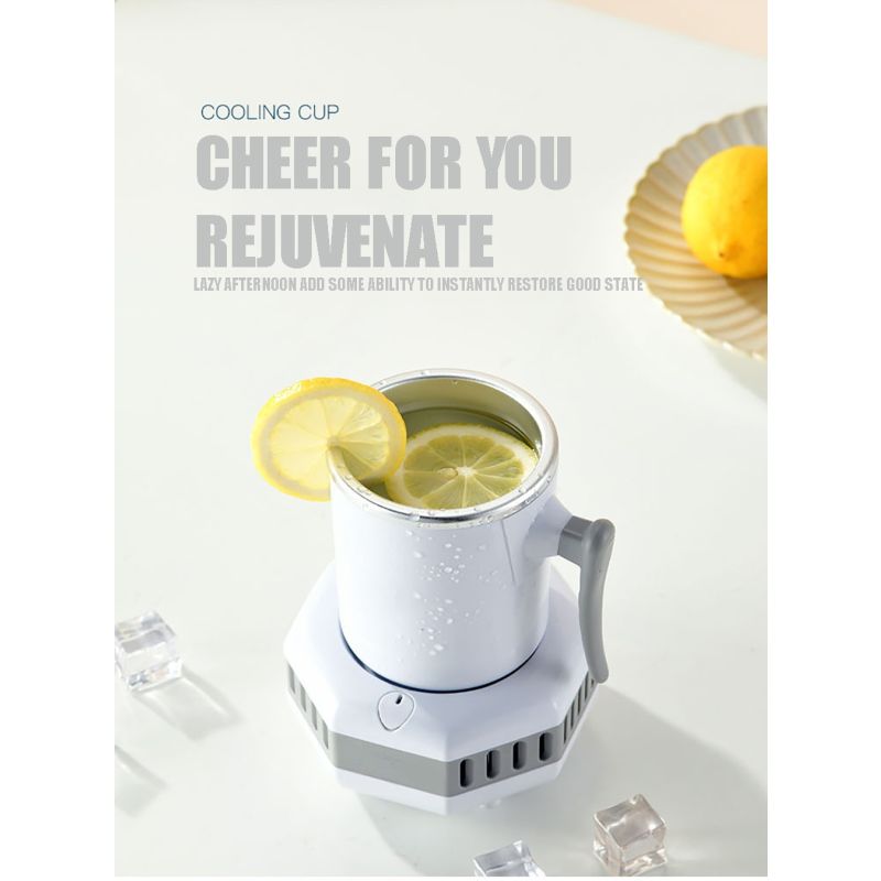 Draagbare Koelkast Elektrische Drankkoeler Snelle Temperatuurdaling Modern Drinkapparaat voor IJskoude Dranken