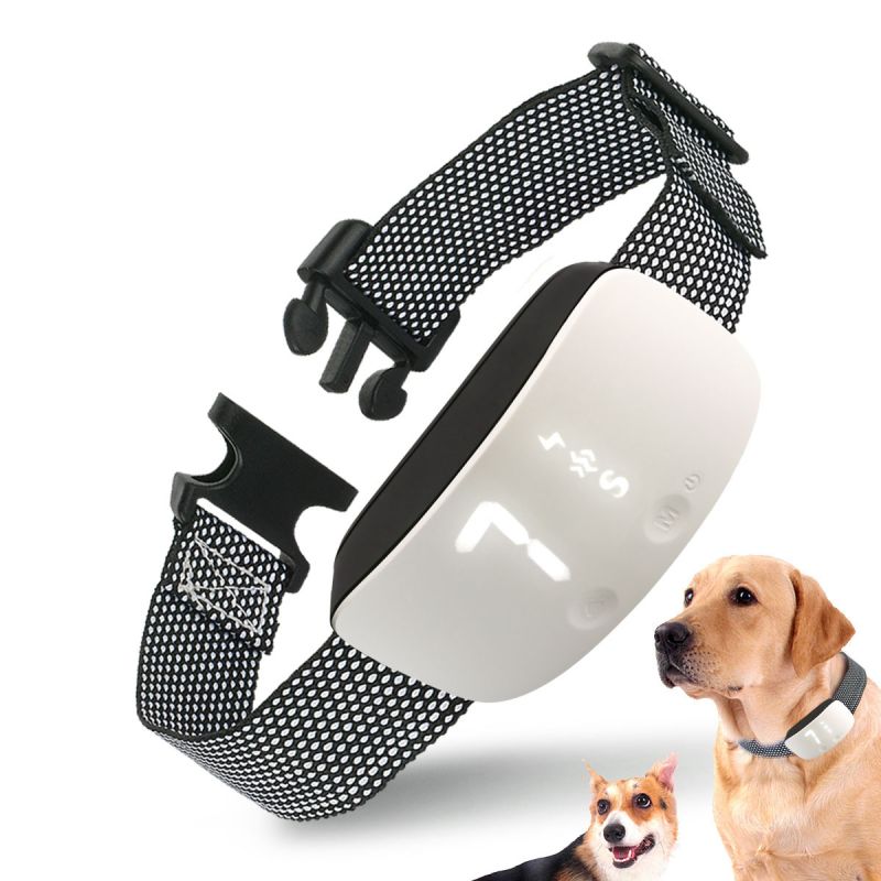 Nieuwe Touch 7 Level Sn Trainingshalsband Waterdicht Oplaadbaar Veilig Statische Schok Anti Blaffen Hondenhalsband