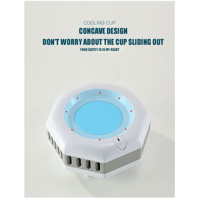 Draagbare Koelkast Elektrische Drankkoeler Snelle Temperatuurdaling Modern Drinkapparaat voor IJskoude Dranken