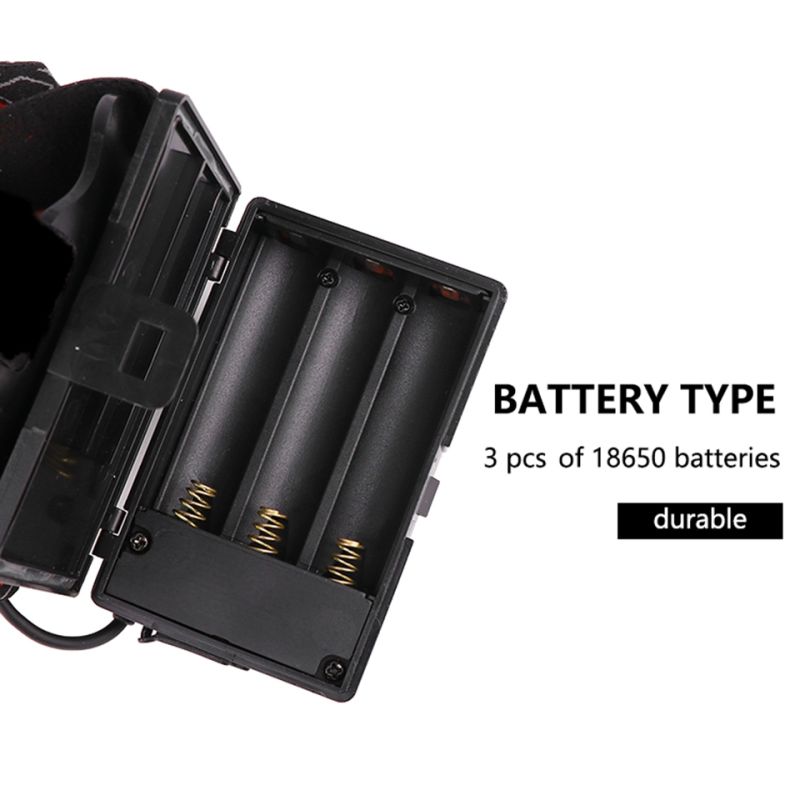 Krachtige XHP70 LED-koplamp 8000LM USB oplaadbaar IPX5 waterdicht verstelbare modi ideaal voor kamperen vissen