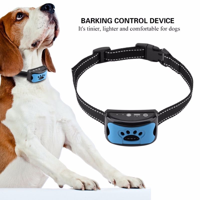 Huisdier Hond Anti Blaffen Apparaat USB Oplaadbare Trillingen Kraag Vriendelijke Honden Training Oplossing