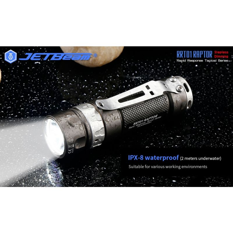 JetBeam Jet-RRT01 XP-L 950 Lumen EDC Zaklamp Heldere LED Duurzaam Outdoor Verlichting Lange Batterijduur