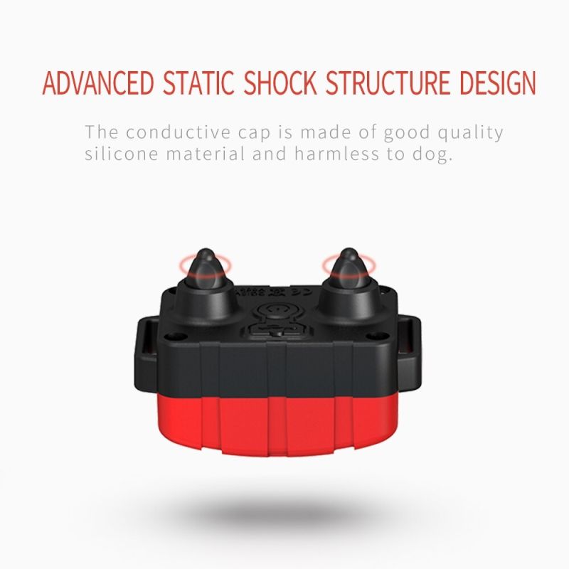 Waterdichte Oplaadbare Honden Trainingshalsband met Afstandsbediening Verstelbare Schokniveaus voor Gedragscorrectie