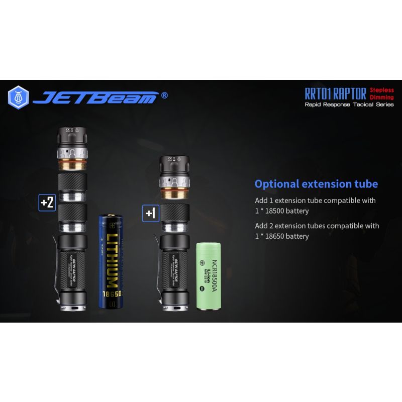 JetBeam Jet-RRT01 XP-L 950 Lumen EDC Zaklamp Heldere LED Duurzaam Outdoor Verlichting Lange Batterijduur