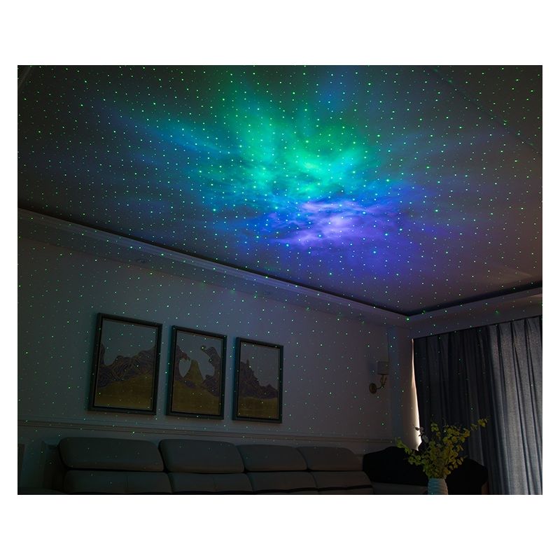 Laser Sterry Sky Projector Nachtlampje met 7 Kleuren en 360 Graden Rotatie Uniek Cadeau Idee voor Kinderen