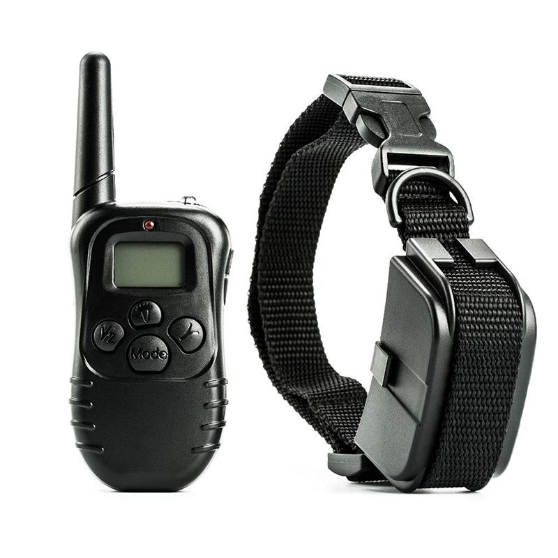 Elektrische Honden Trainingshalsband Waterdichte Afstandsbediening LCD Multifunctionele Hondenkraag Instelbaar