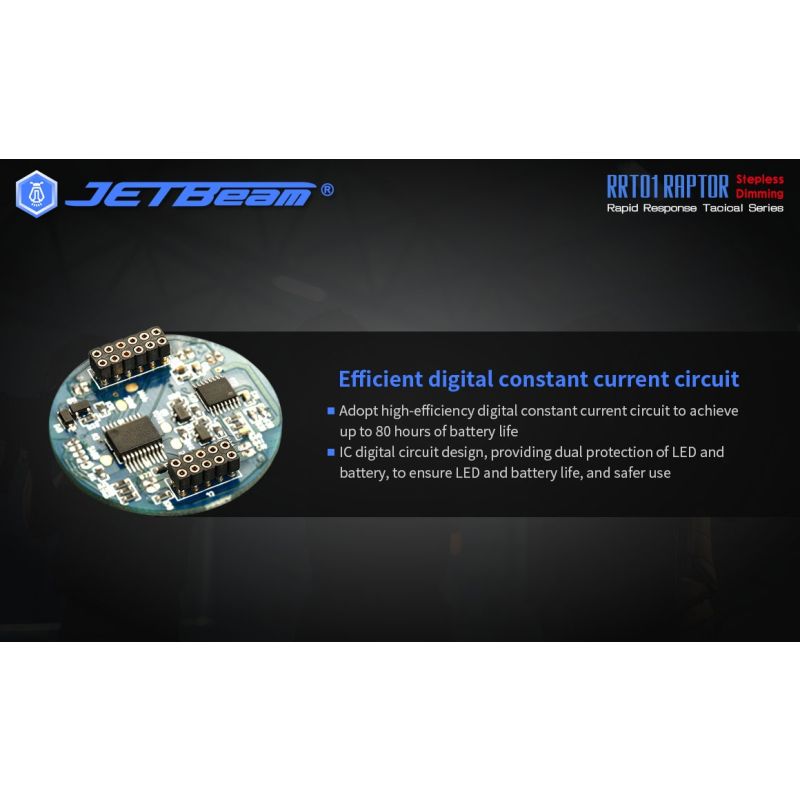 JetBeam Jet-RRT01 XP-L 950 Lumen EDC Zaklamp Heldere LED Duurzaam Outdoor Verlichting Lange Batterijduur