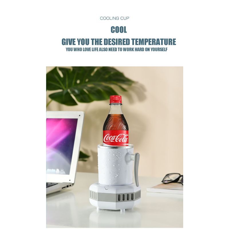 Draagbare Koelkast Elektrische Drankkoeler Snelle Temperatuurdaling Modern Drinkapparaat voor IJskoude Dranken