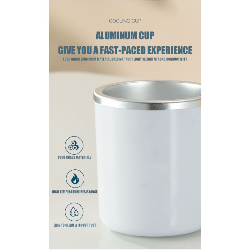 Draagbare Koelkast Elektrische Drankkoeler Snelle Temperatuurdaling Modern Drinkapparaat voor IJskoude Dranken