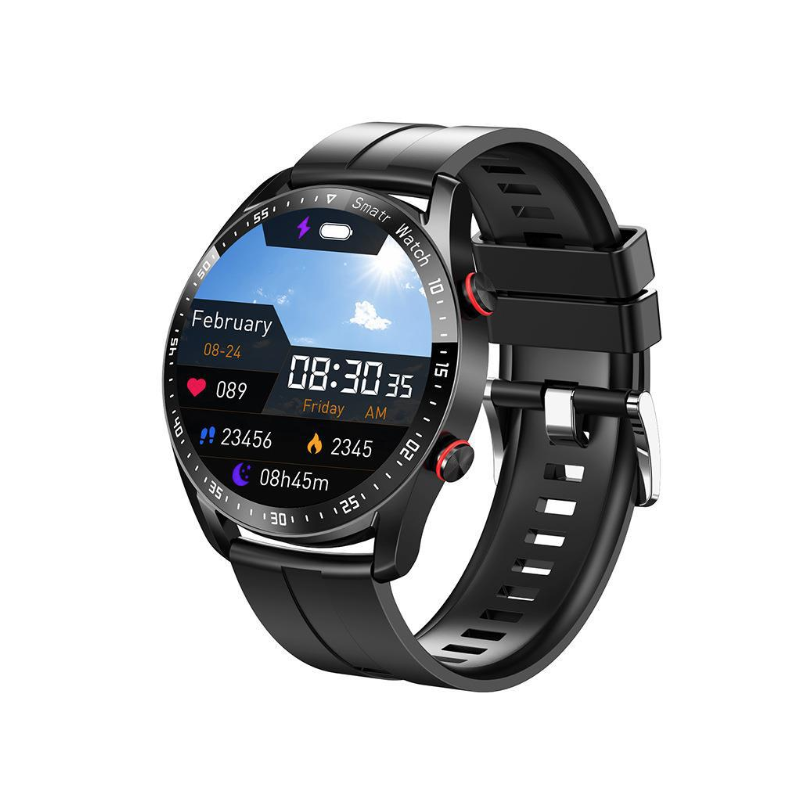 HW20 Smartwatch met ECG & PPG | Bluetooth Bellen | Fitness Tracker | iOS/Android | Gezondheidsmonitoring